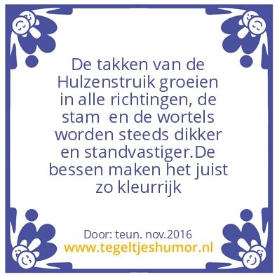 Tegeltje: Afstamming !