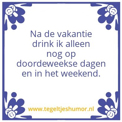 Tegeltje: Drankje
