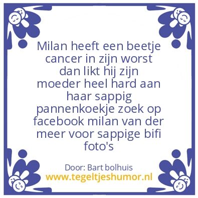 Tegeltje: Cancer