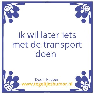 Tegeltje: Kacper