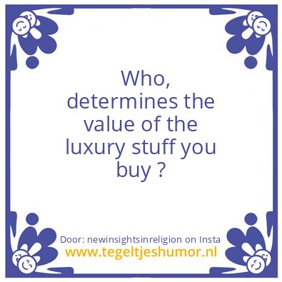 Tegeltje: Who ?