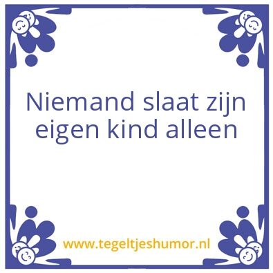 Tegeltje: Kind