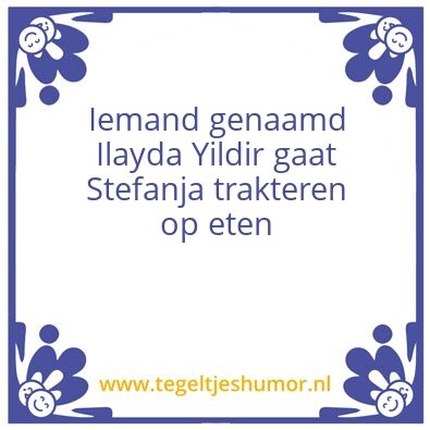 Tegeltje: Ilayda Yildir