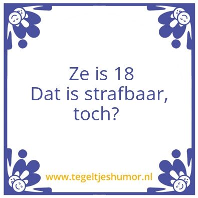 Tegeltje: Ja