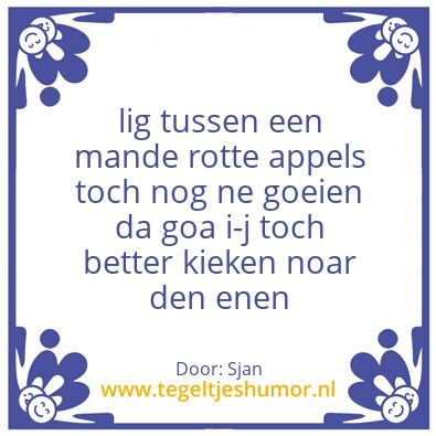 Tegeltje: veuroordeel