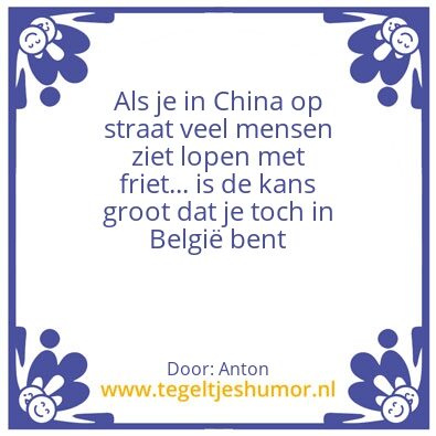 Tegeltje: Logica