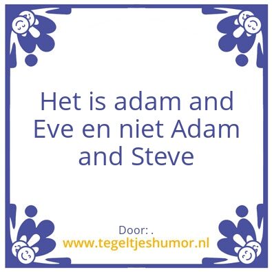 Tegeltje: Boertie