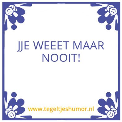 Tegeltje: Koet