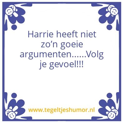 Tegeltje: Gevoel