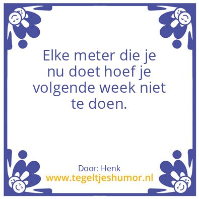 Tegeltje: Hallo
