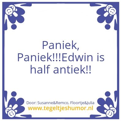 Tegeltje: Abraham