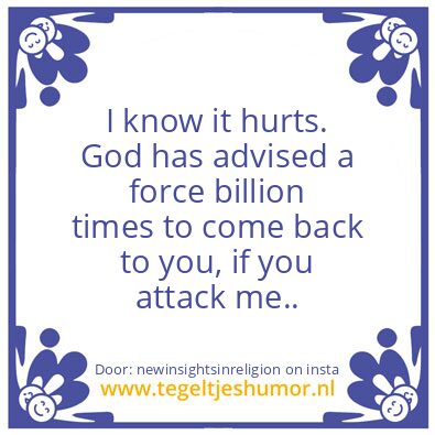 Tegeltje: A billion times ..