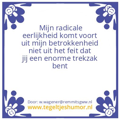 Tegeltje: Anti woke op de zaak