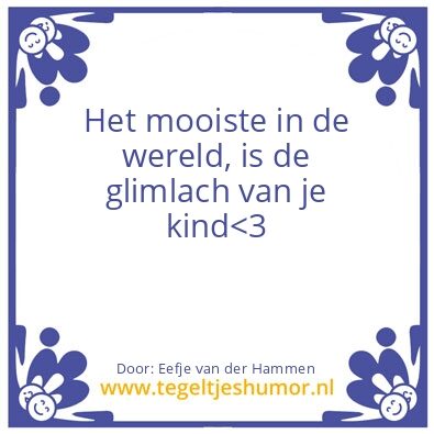 Tegeltje: Mijn kind