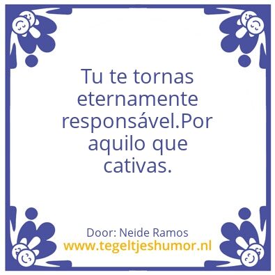 Tegeltje: Neide Ramos