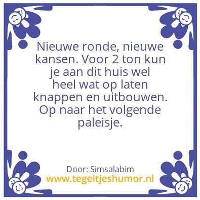 Tegeltje: Paleiske