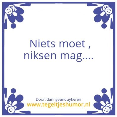 Tegeltje: Tegel
