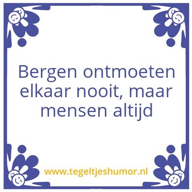 Tegeltje: .