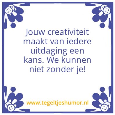 Tegeltje: collega