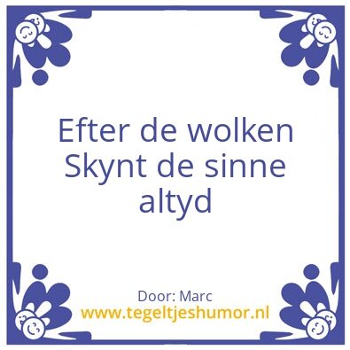 Tegeltje: Sytske