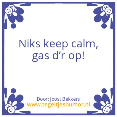 Tegeltje: Joost Bekkers