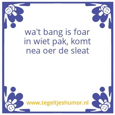 Tegeltje: tegel