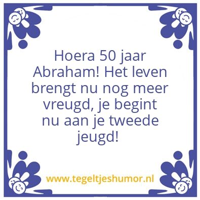 Tegeltje: abraham
