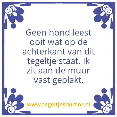 Tegeltje: Achterkant