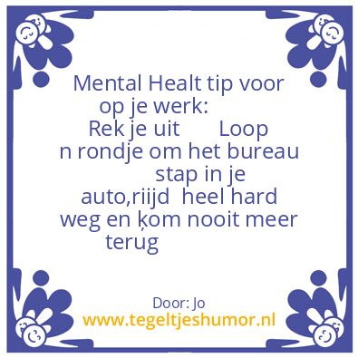 Tegeltje: Tio