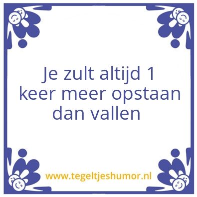 Tegeltje: Wijsheid