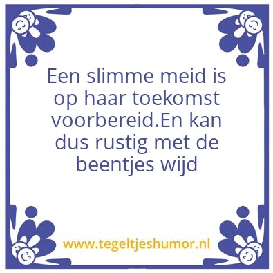 Tegeltje: Wijsheid