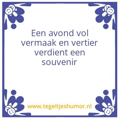 Tegeltje: LVT