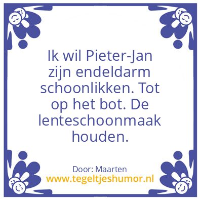 Tegeltje: Maarten
