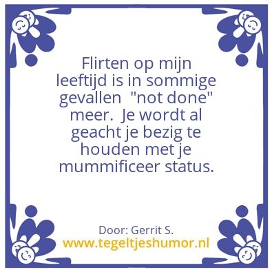 Tegeltje: Ik ben Gerrit.