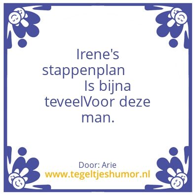 Tegeltje: Stappenplan