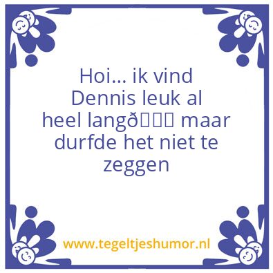 Tegeltje: Mirthe