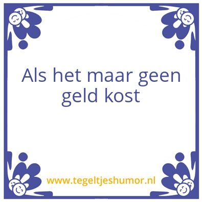 Tegeltje: AHMGGK