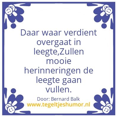 Tegeltje: Verdriet