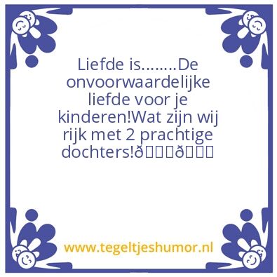 Tegeltje: Symkje&Hannaâ¤