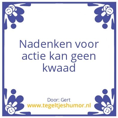 Tegeltje: Zelf