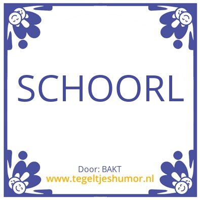 Tegeltje: HEEL