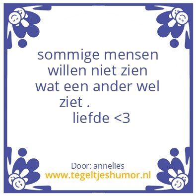 Tegeltje: gedachten