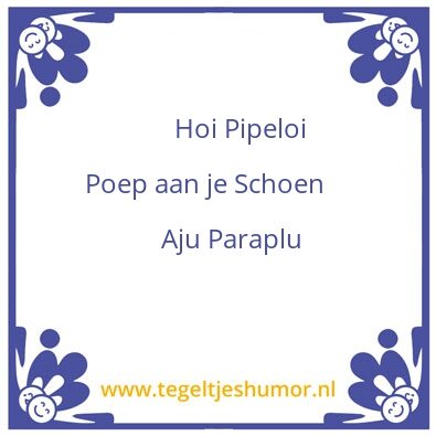 Tegeltje: Afscheid