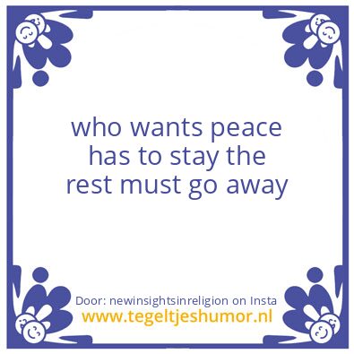 Tegeltje: more frequent