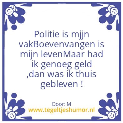 Tegeltje: Thuis gebleven