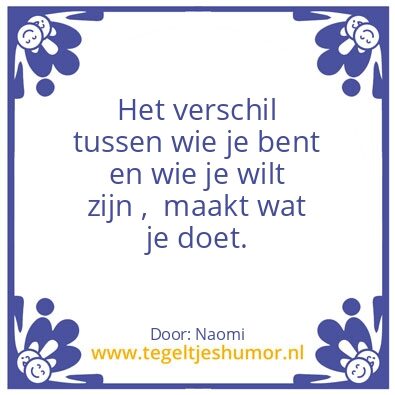 Tegeltje: Persoonlijk