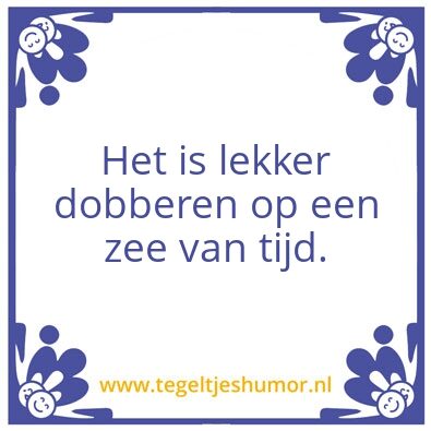 Tegeltje: Pensioen 4