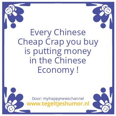 Tegeltje: what you buy ..