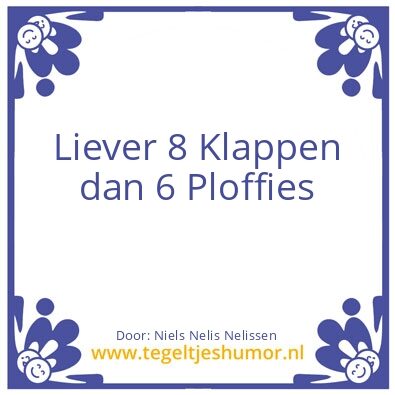 Tegeltje: V8 Power