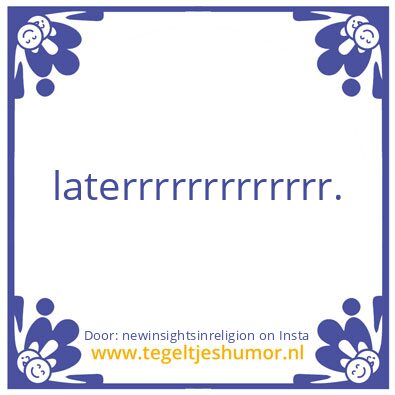 Tegeltje: ik